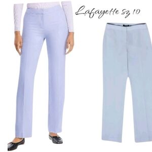 NWT Lafayette 148 - Crepe Straight Leg High Waist Pants sz 10